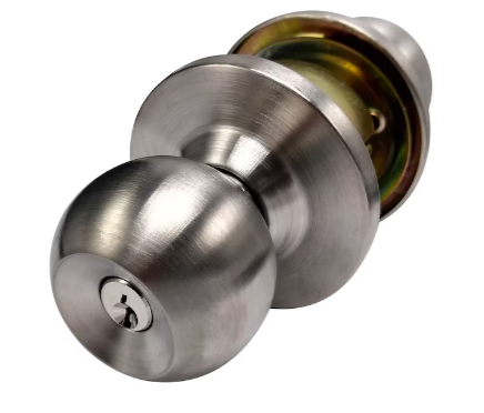 CHAPA BOLA PLATEADO PERILLA SEMIPESADA CIEGO "EUROLOCK"S"