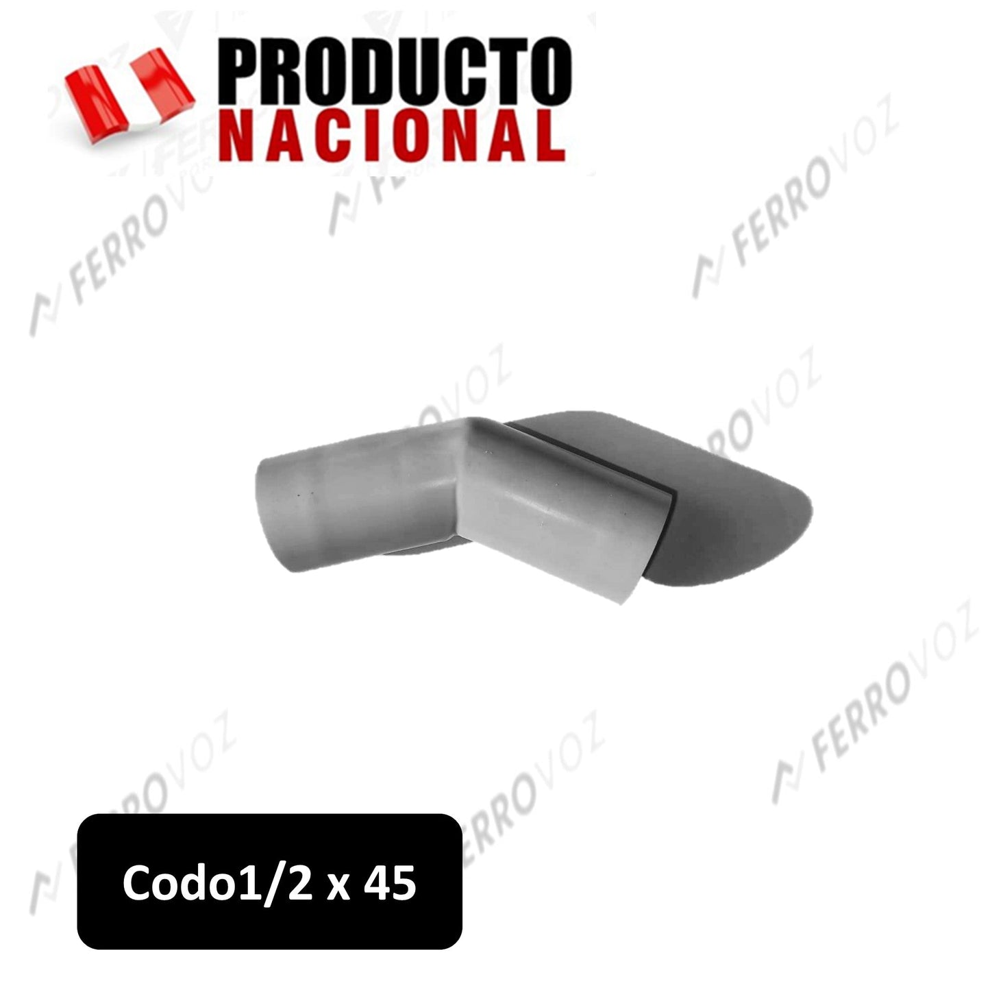 CODO AGUA 1/2" X 45 "COMERIAL"