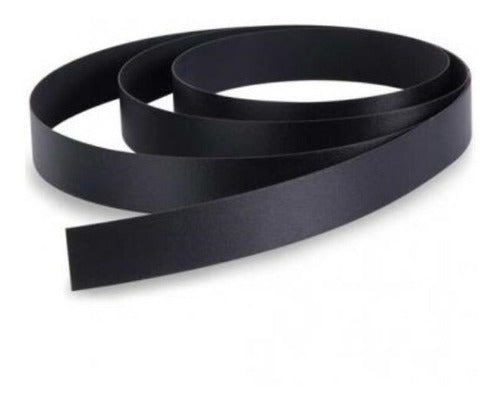 TAPA CANTO MELAMINICO NEGRO 22 X 0.45 MM (X METRO LINEAL)
