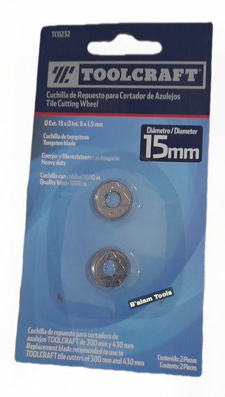 RODEL CORTADORA DE AZULEJOS 15MM (2PCS)