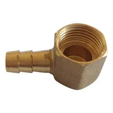 CACHIMBA ESPIGA BRONCE 1/4" rosca x 3/8" espiga