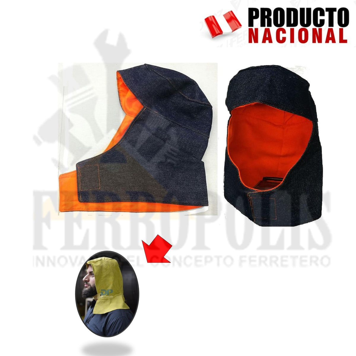GORRO SOLDADOR (JEAN CRUDO /DRILL)