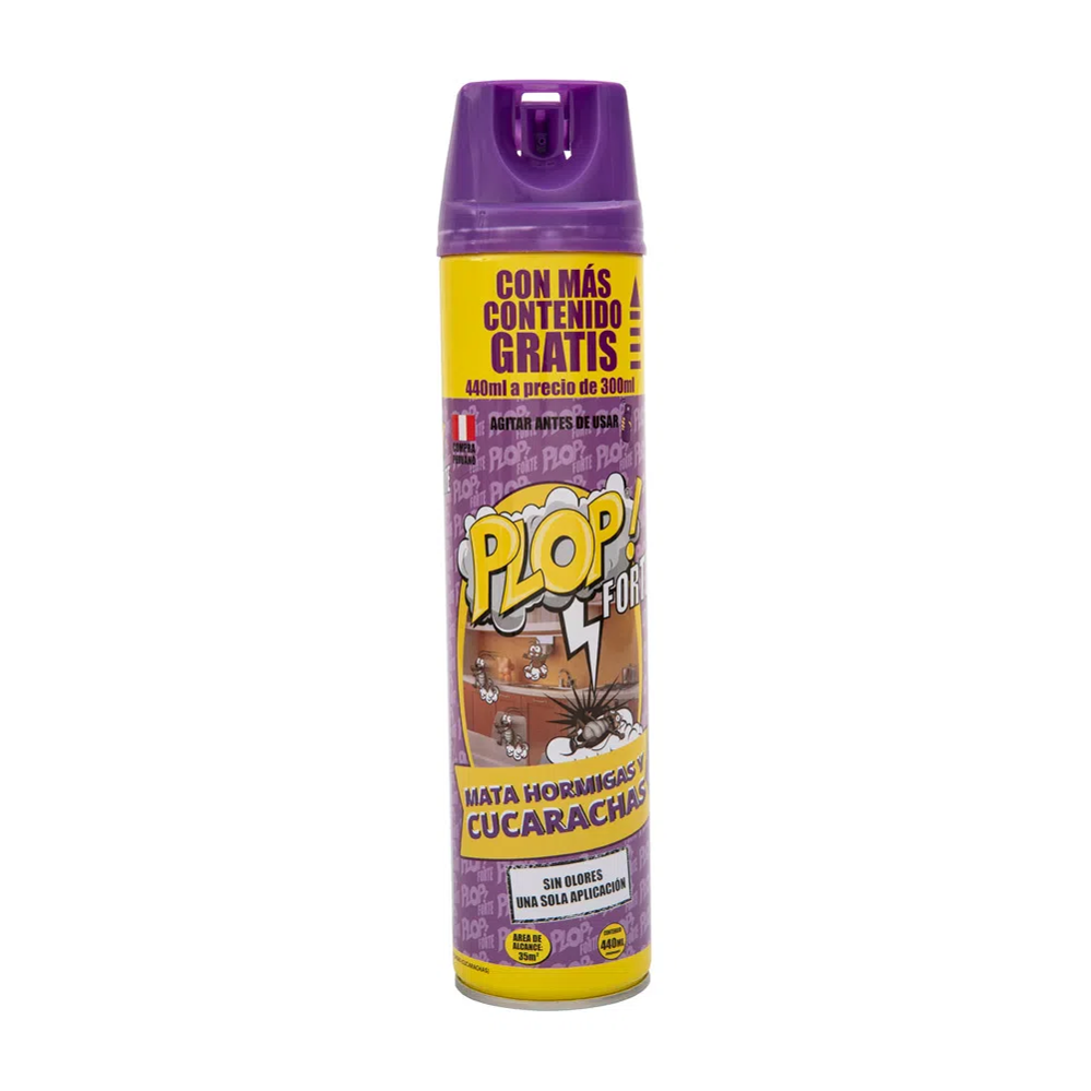 MATA CUCARACHA Y HORMIGAS SPRAY "PLOP" 300 ml