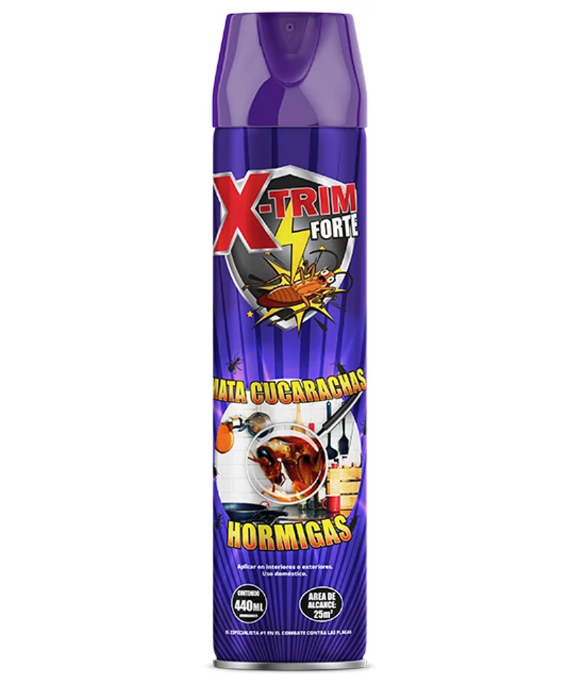 MATA CUCARACHAS Y HORMIGAS 440ML "XTRIM"