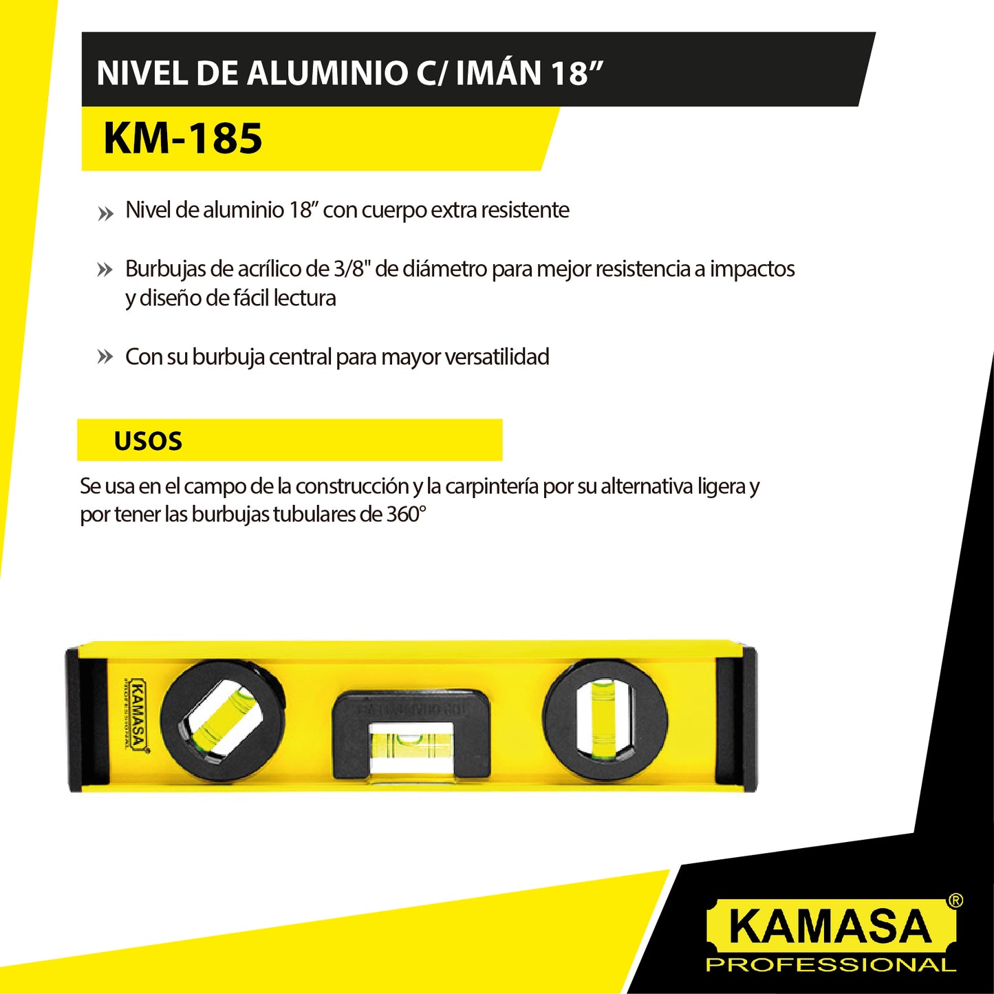 NIVEL D/ALUMINIO 18"