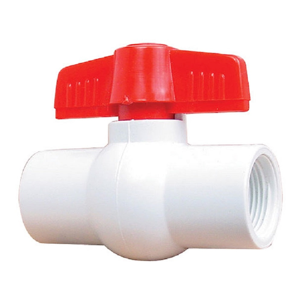 LLAVE PASO PVC C/ROSCA 3/4" "COMERCIAL"