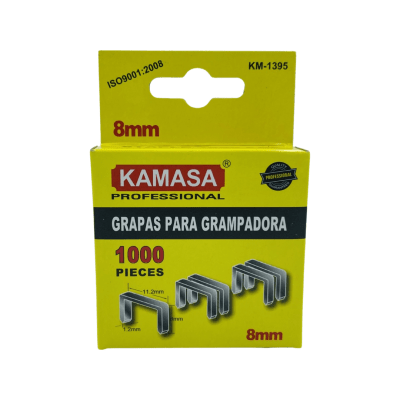 GRAPAS P/GRAPADORA 1.2 x 10 x 8MM ( 1000 PCS) "KAMASA"