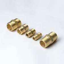 NIPLE BRONCE 3/8" X 3/8"