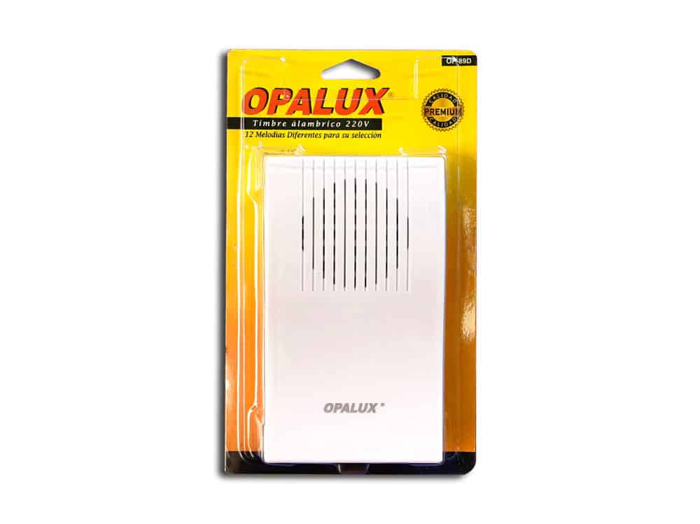 TIMBRE ALAMBRICO 12 MELODIAS "OPALUX"