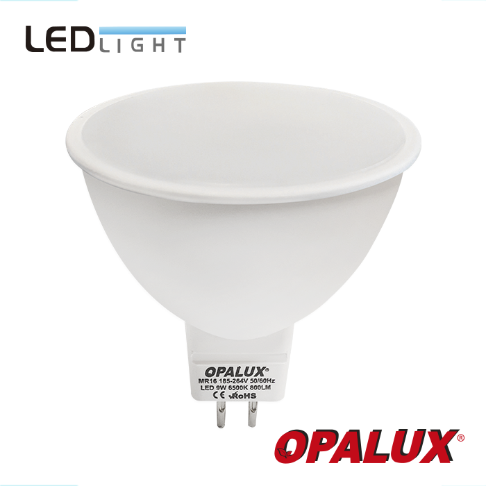 FOCO DICROICO BLANCO 9W "OPALUX"