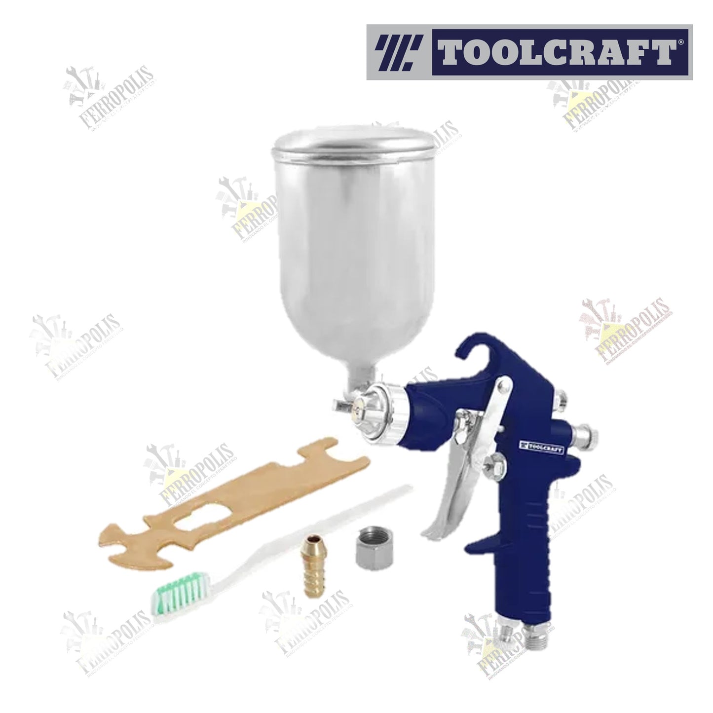 PISTOLA GRAVEDAD PINTAR "TOOLCRAFT" 70 PSI