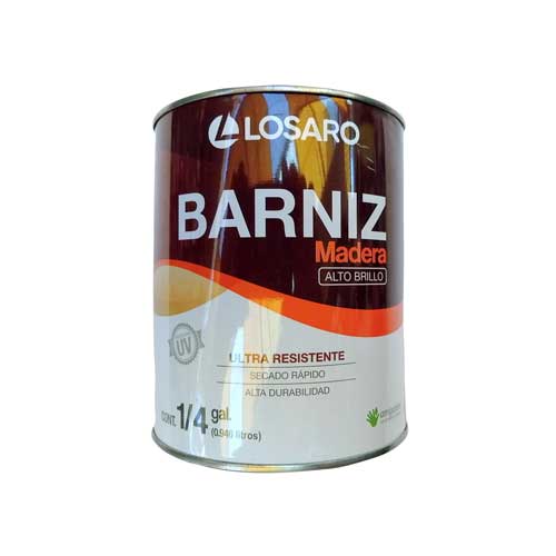 BARNIZ CAOBA 1/4" "LOSARO"