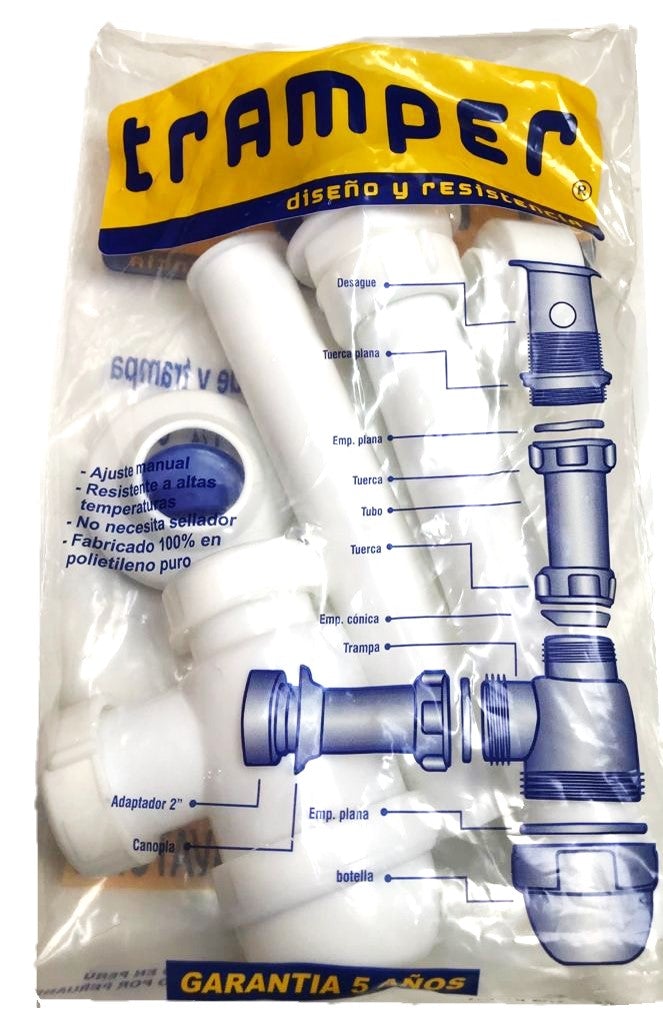 TRAMPA LAVATORIO1 1/4" P "TRAMPER"