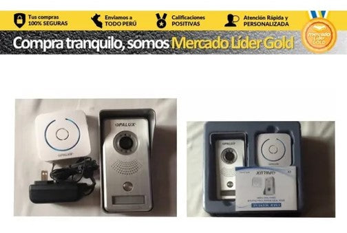 Video Portero Wifi Remoto Uso Con Celular Timbre Opalux