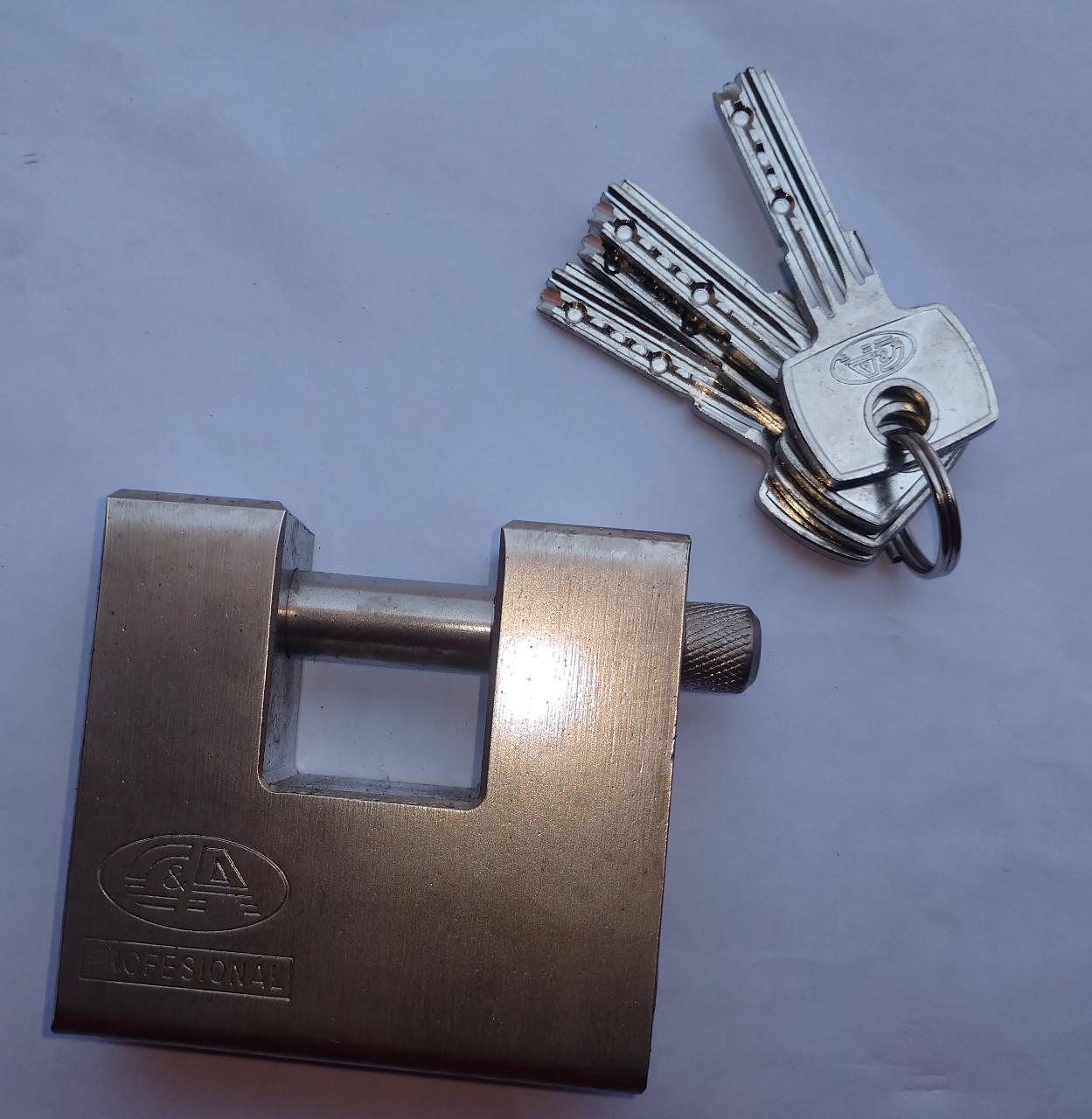 CANDADO TIPO PASADOR 74MM "C&A"