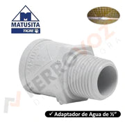 ADAPTADOR AGUA PVC 1/2 C/R "PESADO"