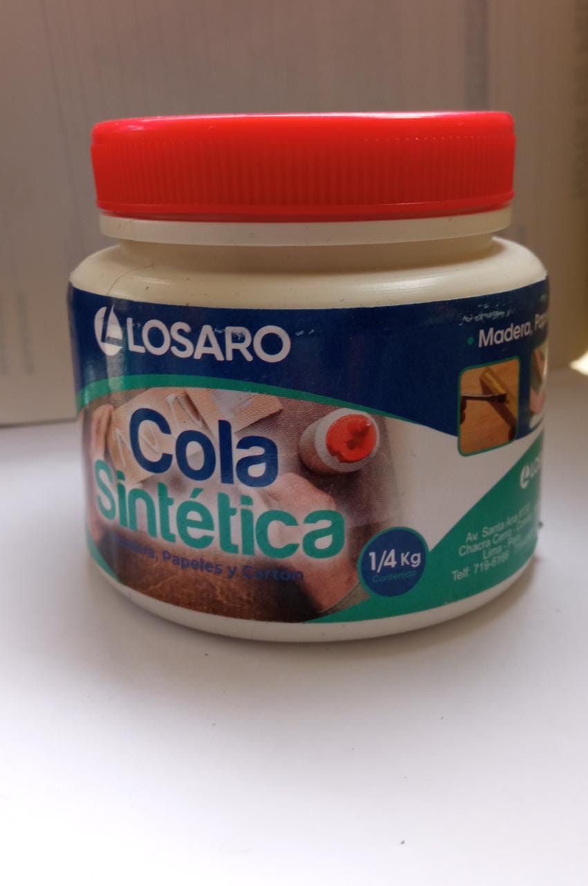 COLA SINTÉTICA CLASICA 1/4KG "LOSARO"