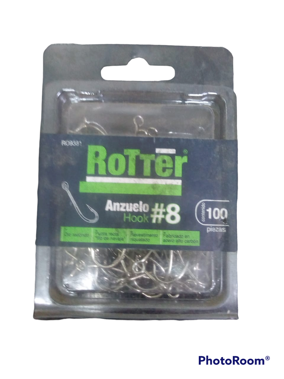 ANZUELO #8 "WOLFOX" (X100PCS)