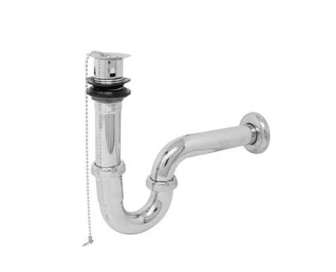 TRAMPA LAVATORIO BAÑO 1 1/4" METAL CROMADO " YARDEN"