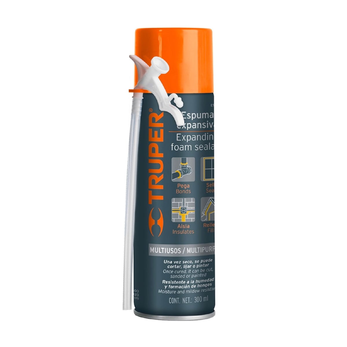 ESPUMA EXPANSIVA POLIURETANO 300ML. "TRUPER"
