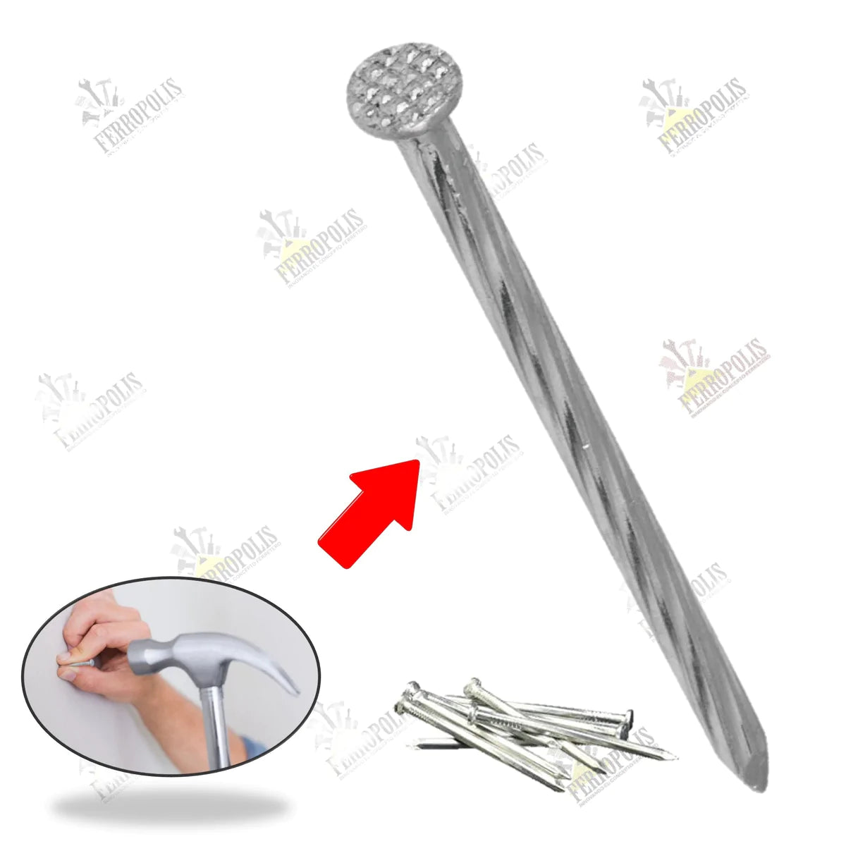 CLAVO CONCRETO 1" (X1/2KG)