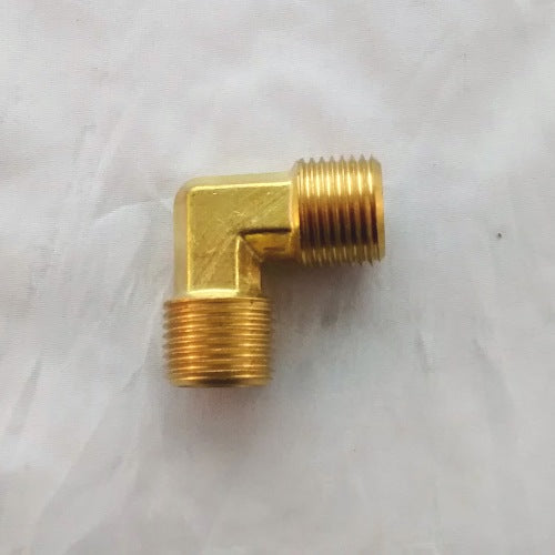 CODO BRONCE MACHO 1/4" X 1/4" MACHO "COMERCIAL"
