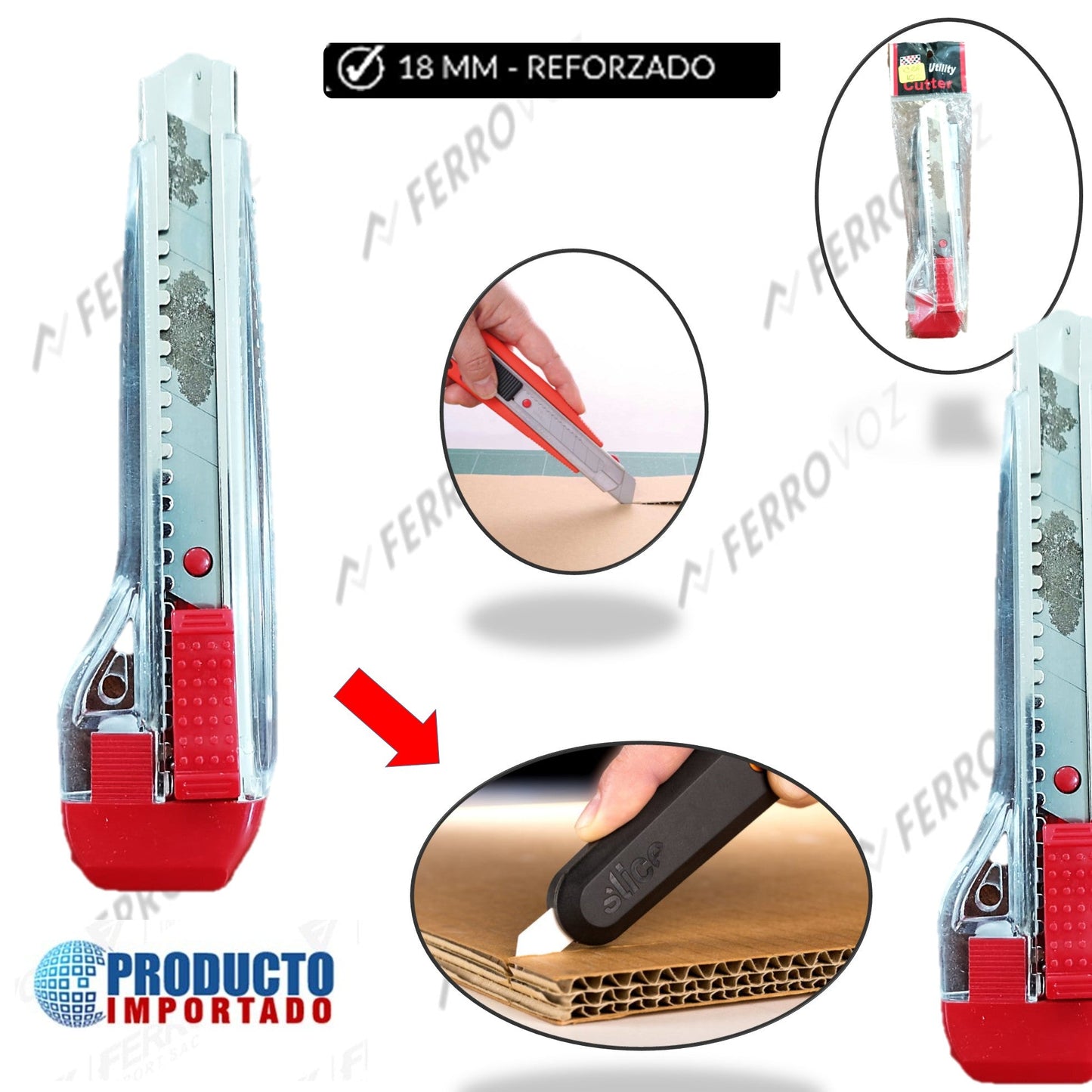 CUTTER REFORZADO PORTA REPUESTO