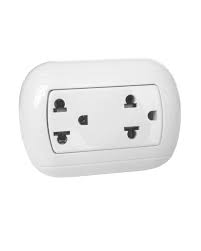 TOMACORRIENTE DOBLE P/ SOBREPONER MARFIL "HOME LIGHT" fegre