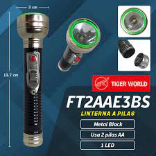 LINTERNA METAL PILA 2A