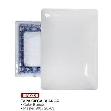 PLACA CIEGA BLANCA "OPALUX"