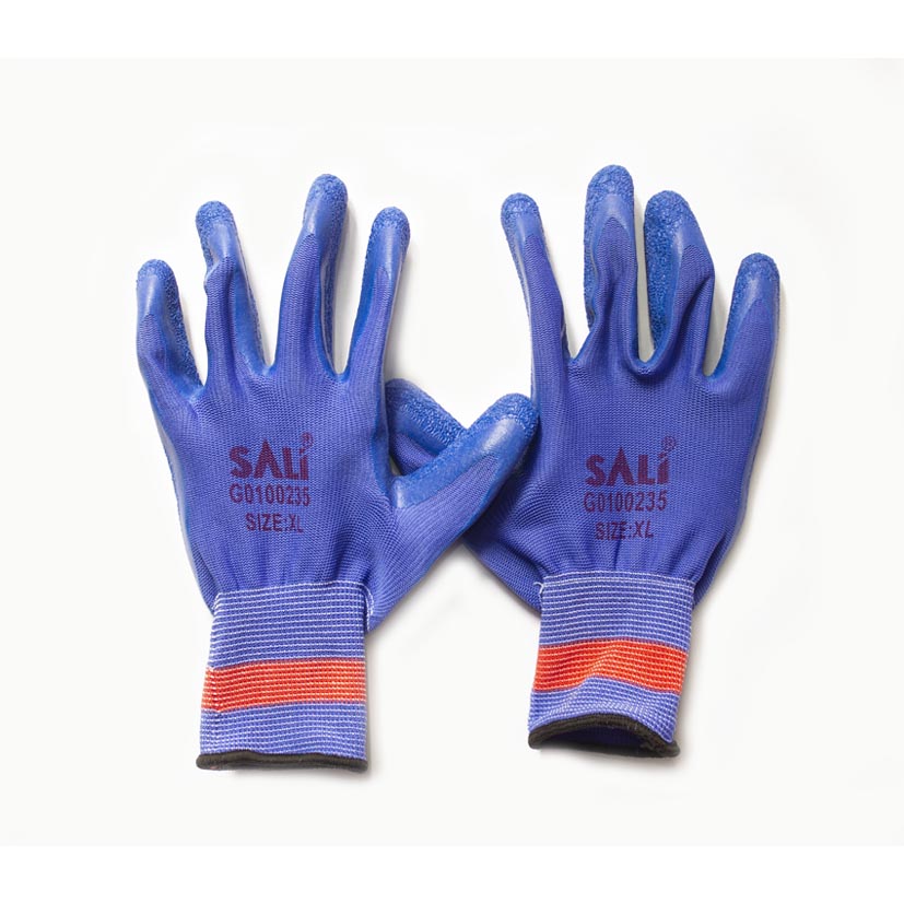 GUANTES NITRILO LATEX AZUL TALLA XL "SALI"