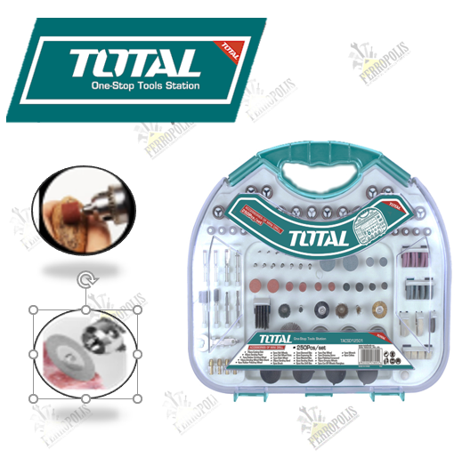 KIT REPUESTO MINI DRILL 250PCS "TOTAL"