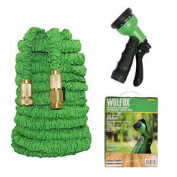 MANGUERA EXPANDIBLE 22.5M uso rudo "WOLFOX"