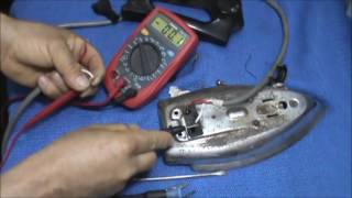 REPARACION PLANCHA DE ROPA - INSPECCION Y REPARACION SIST. ELECTRICO