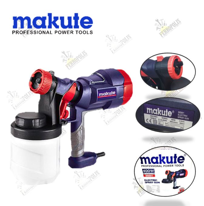 PISTOLA PINTAR COMPRESORA 400W "MAKUTE" USO RUDO