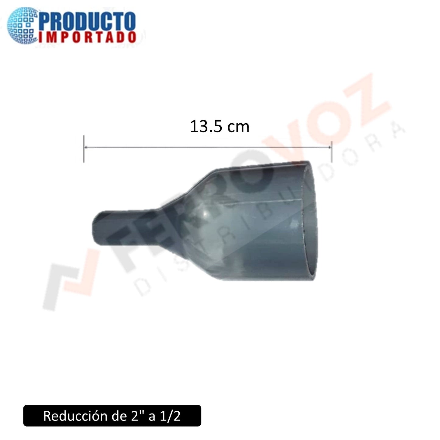 REDUCCION AGUA PVC 2" S/R - 1/2" S/R