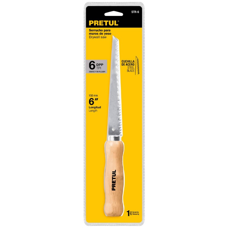 SERRUCHO DRYWALL 6" "PRETUL"