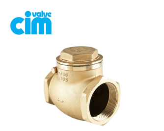 VALVULA CHECK DE BRONCE DE 4" CIM  VALVE