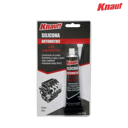 SILICONA AUTOMOTRIZ SACHET 50GR GRIS "KNAUFF"