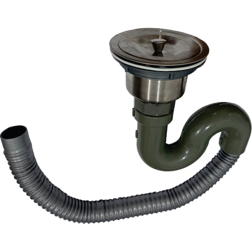 DESAGUE CANASTILLA 4" C/TRAMPA CORRUGADA KIT ECKOGRIF