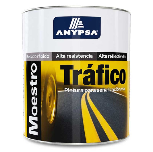 PINTURA TRÁFICO MAESTRO TIPO I TTP 115F ( BLANCO ) 1 GL "ANYPSA"