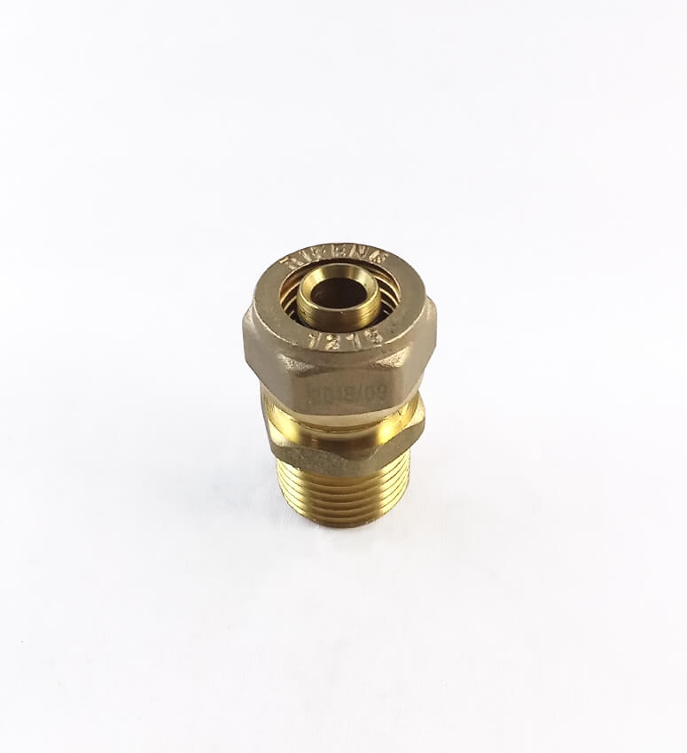 ADAPTADOR RECTO ROSCADO  BRONCE  MACHO 1216 - 1/2 NPT