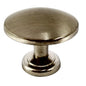 TIRADOR BOTON PLANO 30mm BRONCE ANTIGUO "VITTESSEPREMIUM"