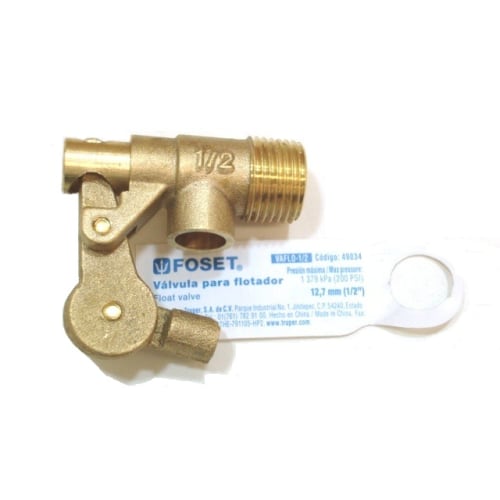 VALVULA INGRESO BRONCE TANQUE ALTO  1/2"