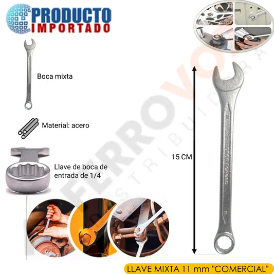 LLAVE MIXTA 11 MM " KAMASA "