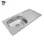 LAVADERO METAL 1 FOSA GRANDE 96 x 43cm "FORTALY"