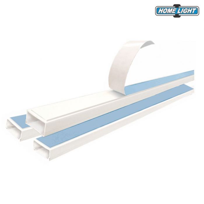 CANALETA 25 X 50 PVC C/PEG 2M "HOME LIGHT"