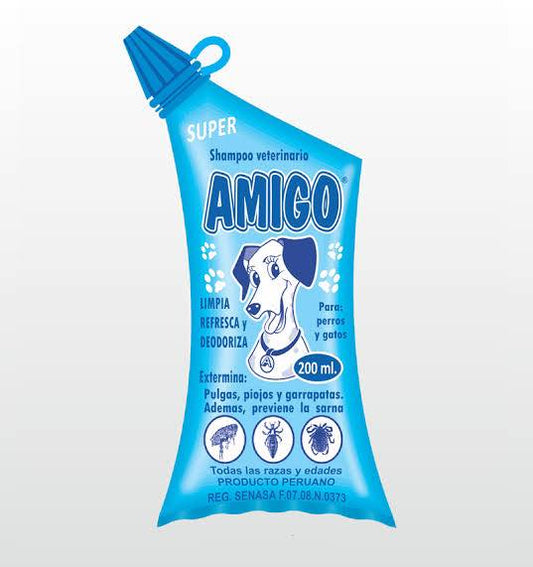 SHAMPOO PERRO 200ML "AMIGO"