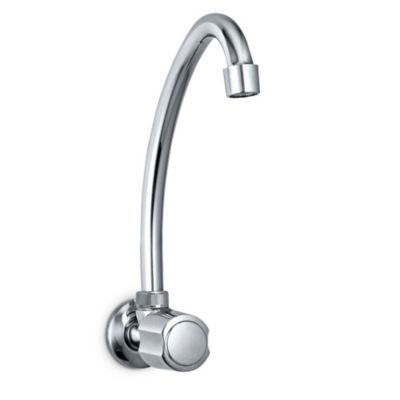 CAÑO COCINA PARED  PERILLA METAL "NACIONAL"