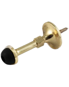 TOPE PUERTA RECTO LATON PULIDO DORADO "TOOLCRAFT"